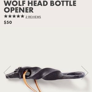 Filson Wolf Head Bottle Opener